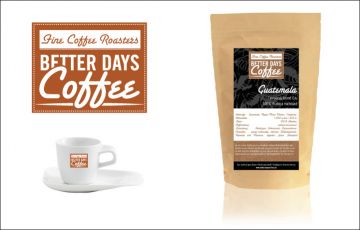 Logo und Etikett – Better Days Coffee